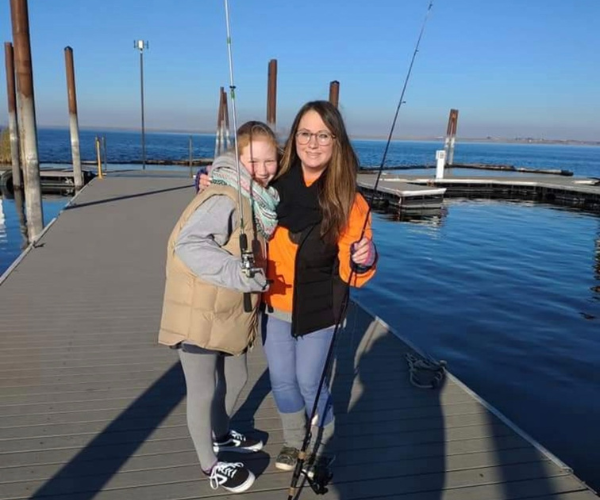 Creative Kids Academy Owner Whitney Quillin and her older daughter in Seattle, WA.