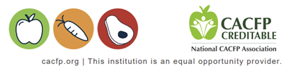 The Creative Kids Academy is an equal opportunity provider with the National CACFP Association.